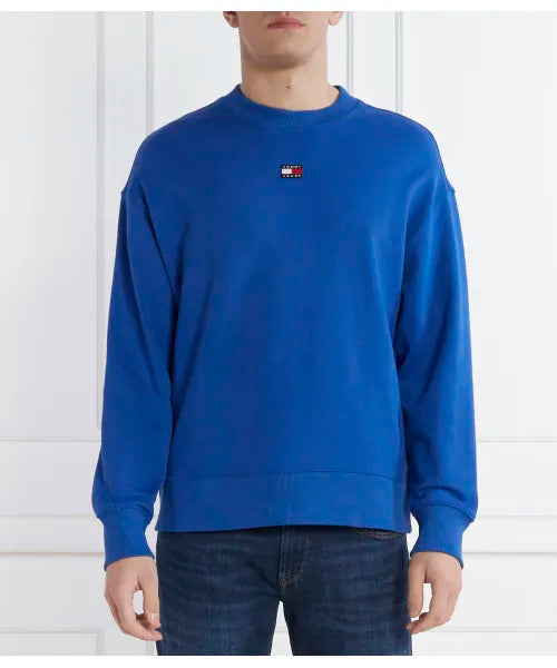Tommy Jeans Sweatshirt Round Neck Men Blue2 (BH)