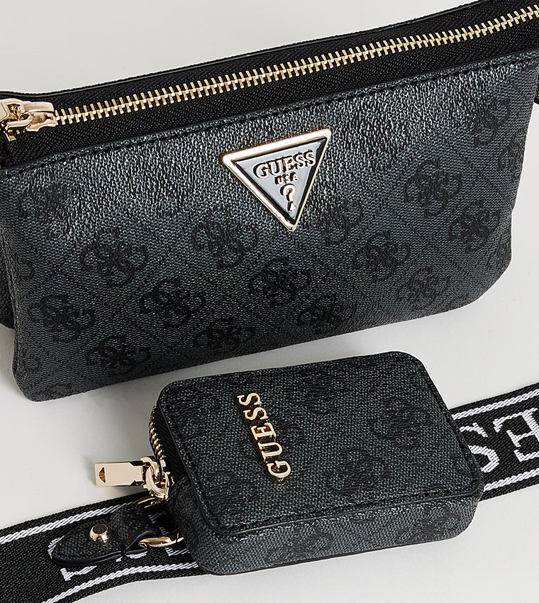 Guess Logo Print Satchel Bag for Women