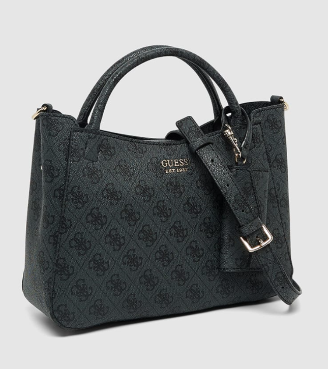 Guess Classic Brown Logo Satchel