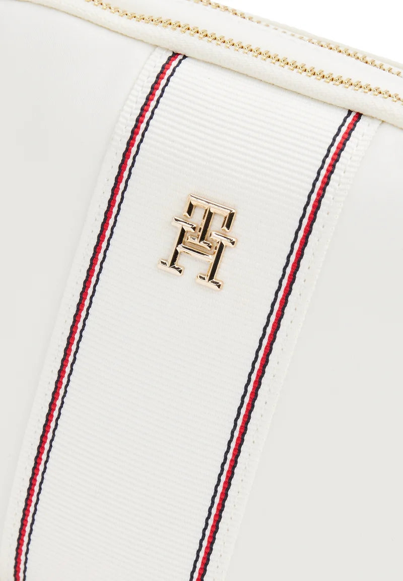 Tommy Hilfiger Monogram Crossbody Camera Bag Women – Cream
