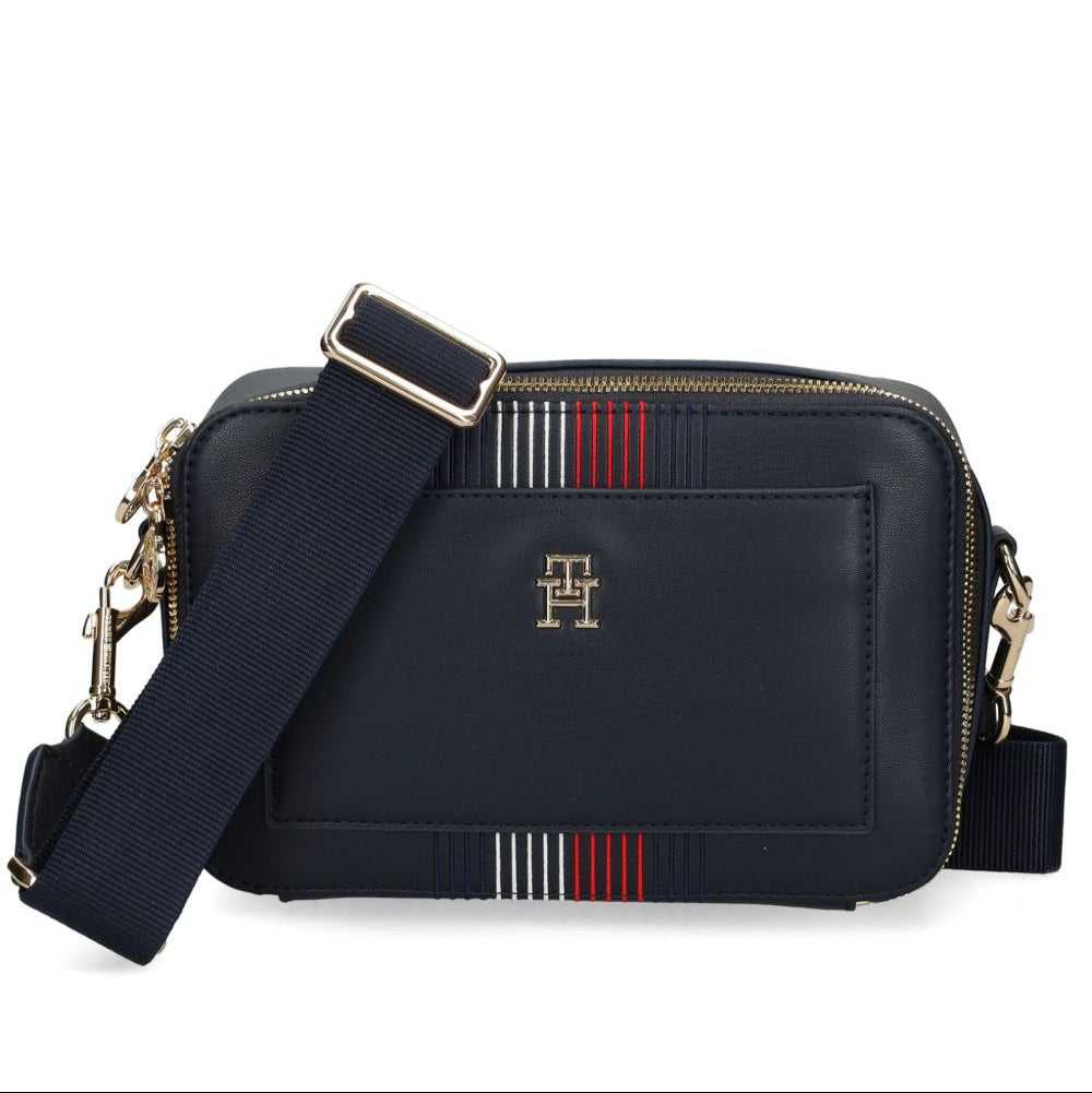 Tommy Hilfiger Women’s Crossbody Bag with Logo Detail – Navy