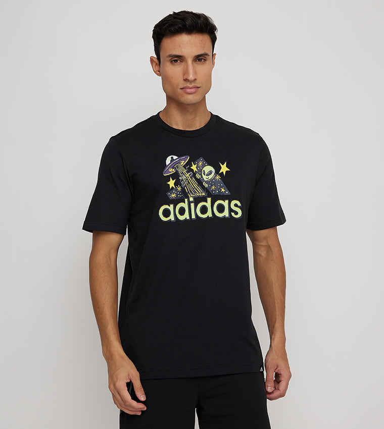 ADIDAS Logo Printed Short Sleeves T-Shirt