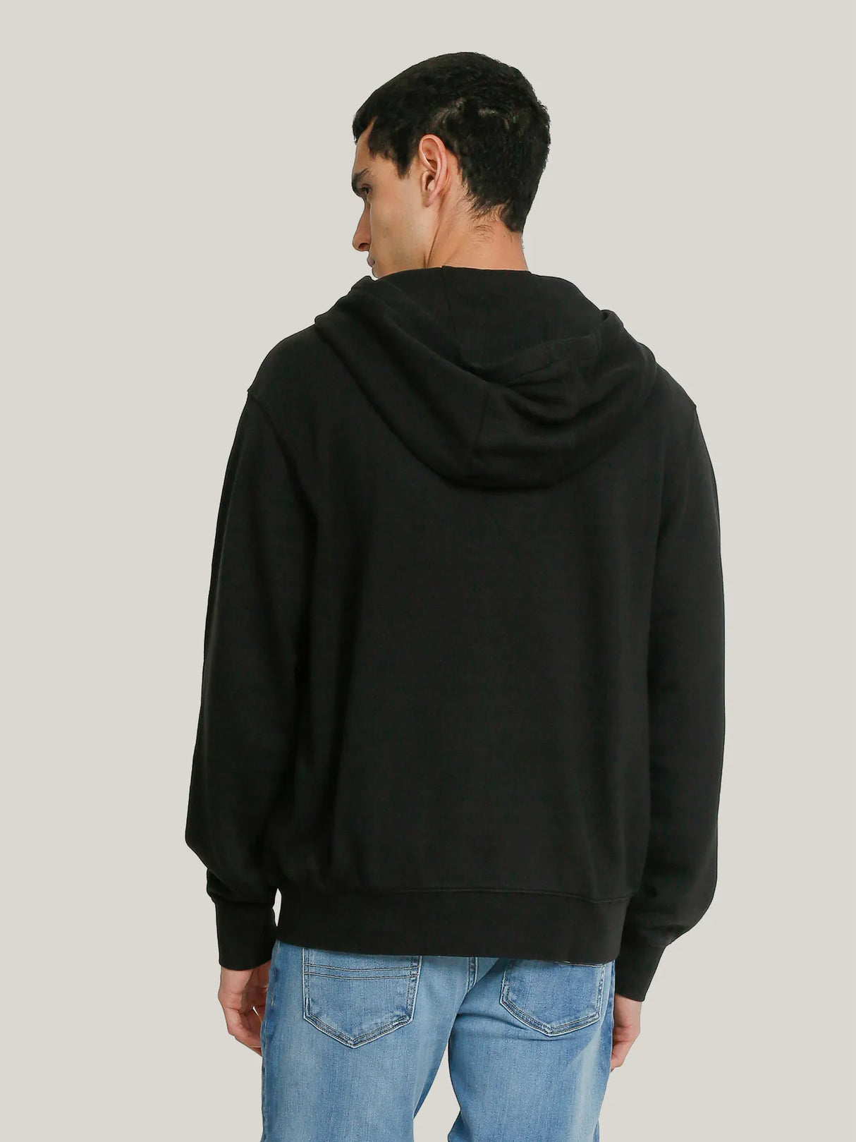 Tommy Jeans Black Full-Zip Hoodie