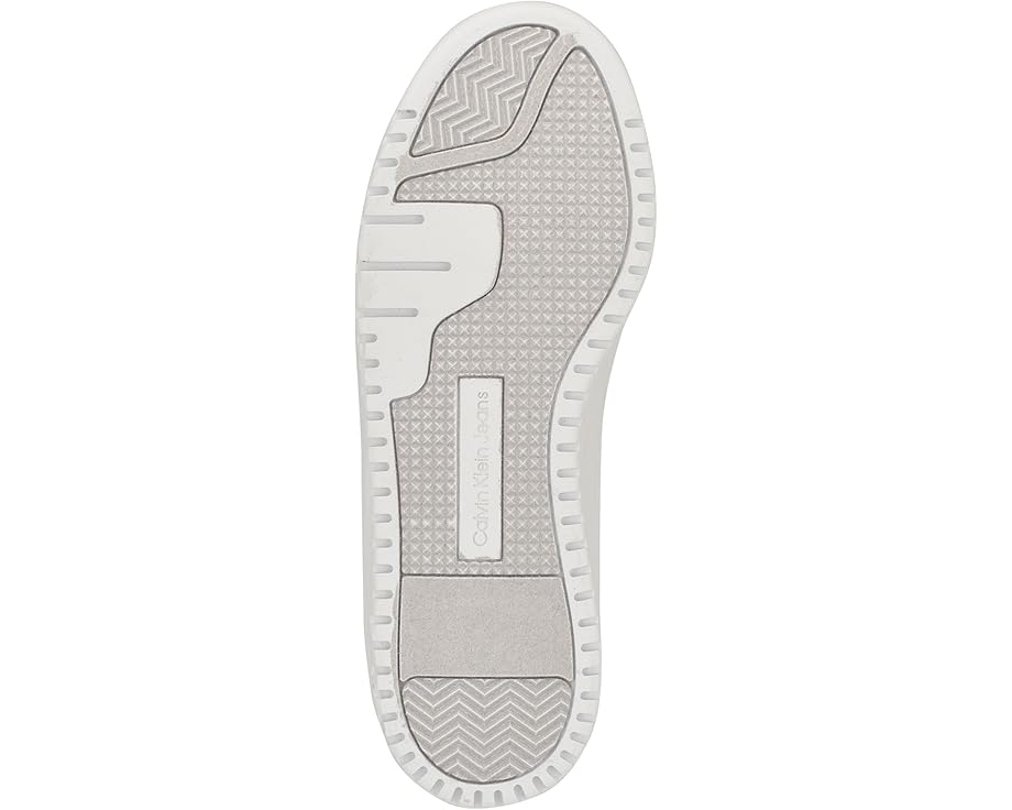 This is a pair of Calvin Klein Alondra platform sneakers in white.
Women's