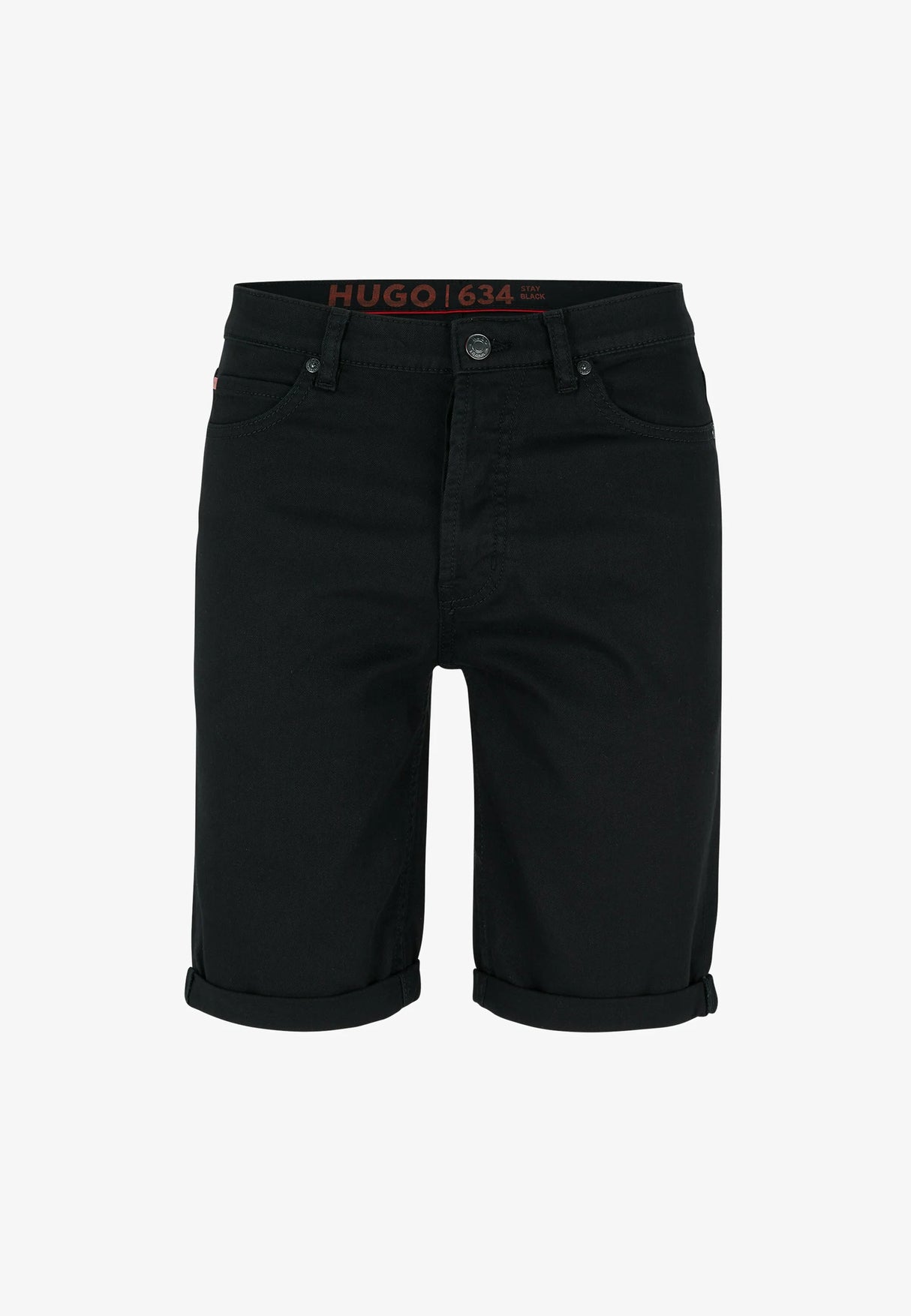 Hugo Boss Men's black denim Shorts