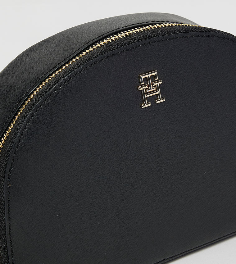 Tommy Follow Monogram Detail Shoulder Bag