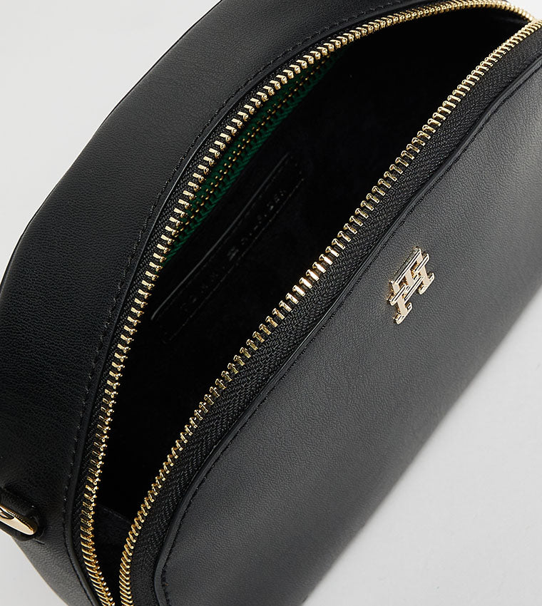 Tommy Follow Monogram Detail Shoulder Bag