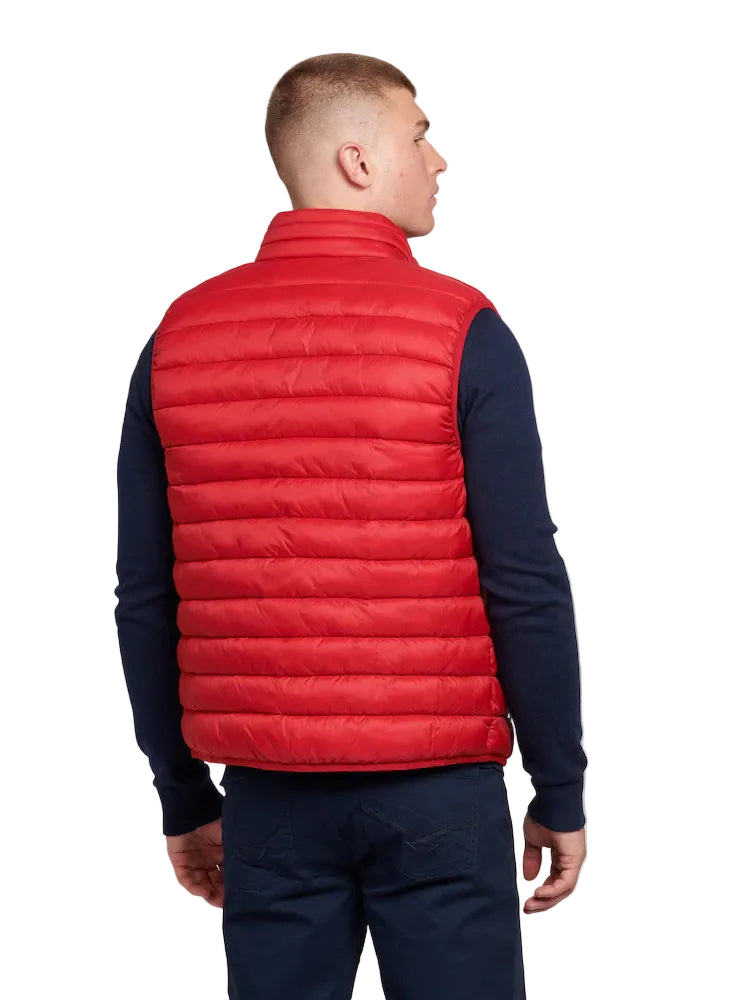 U.S POLO Red QUILTED Men's VEST