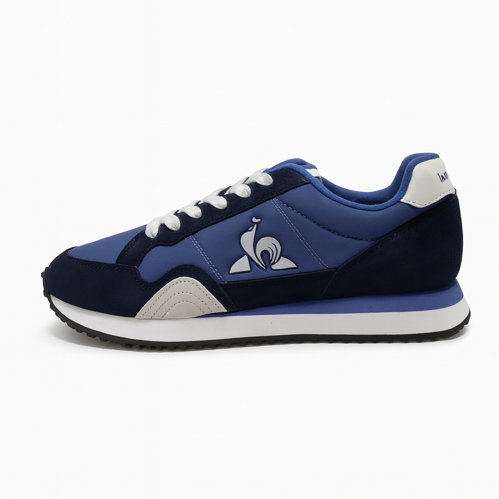 Le Coq Sportif Men’s Retro Runner Sneakers – Navy & Blue