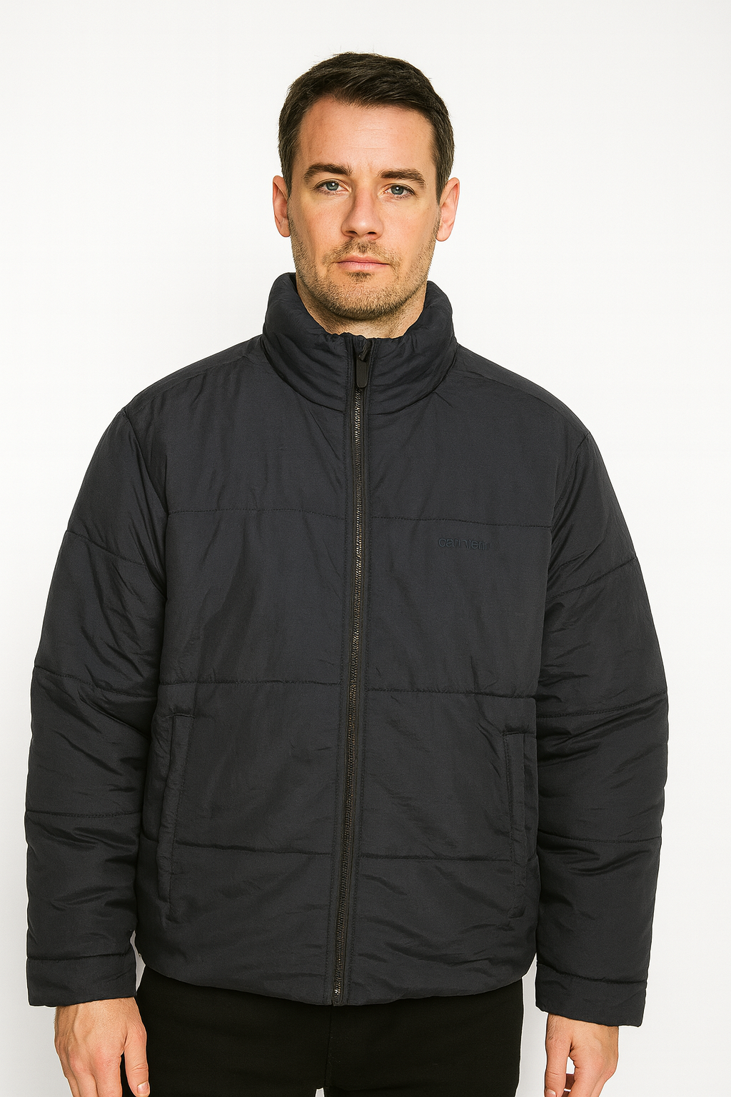 Calvin Klein Men’s Puffer Jacket – Black