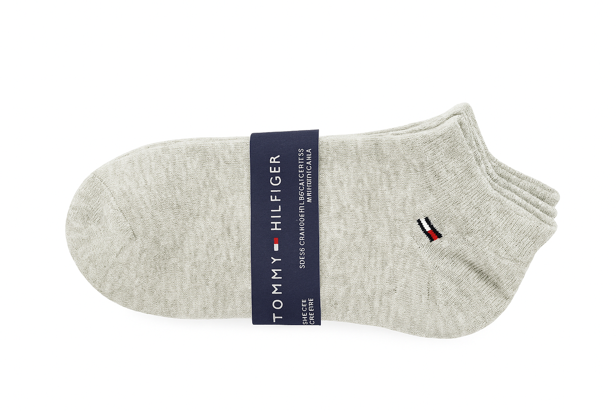 Tommy Hilfiger Men's Light Grey Ankle Socks
