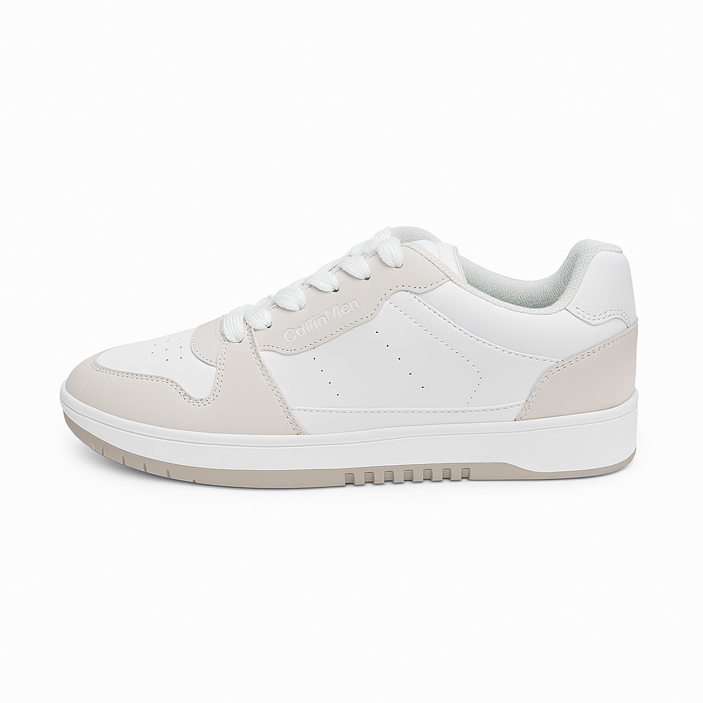 Calvin Klein Women’s Beige & White Sneakers