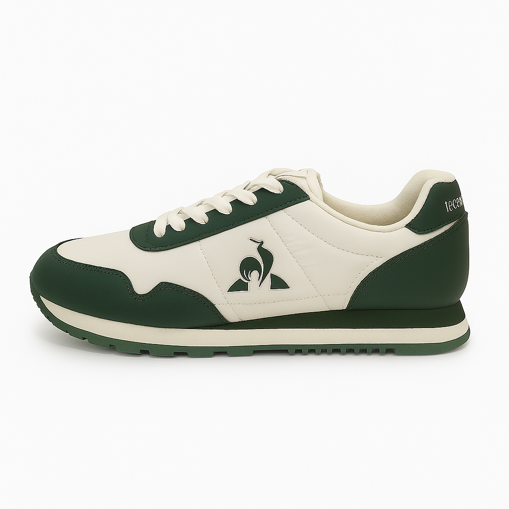 Le Coq Sportif Men’s Forest Green Retro Runner Sneaker