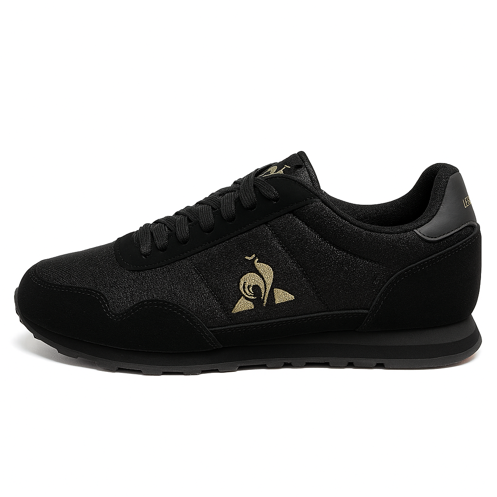 Men’s Le Coq Sportif Noir & Gold Heritage Runner