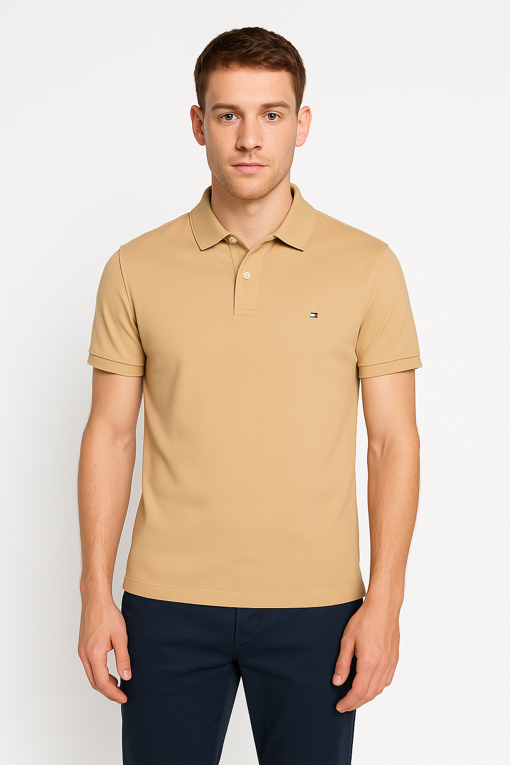 Tommy Hilfiger Classic Beige Polo T-Shirt
