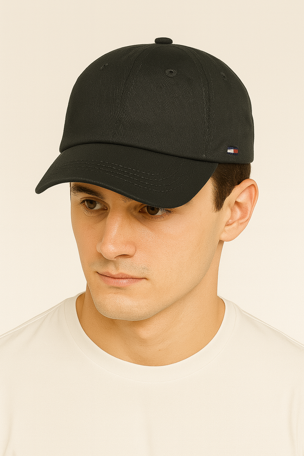Tommy Hilfiger Minimalist Black Flag Cap
