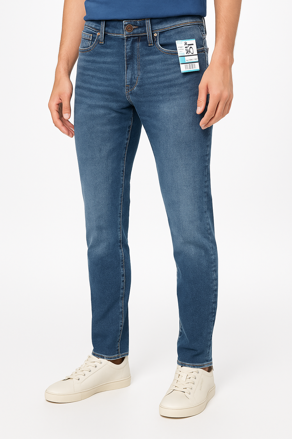 Koton Men's Slim Fit Denim Jeans - Classic Blue