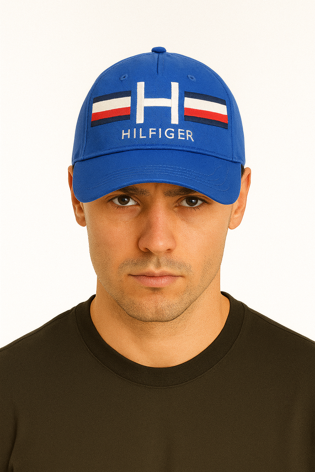Tommy Hilfiger Bold “H” Logo Royal Blue Cap