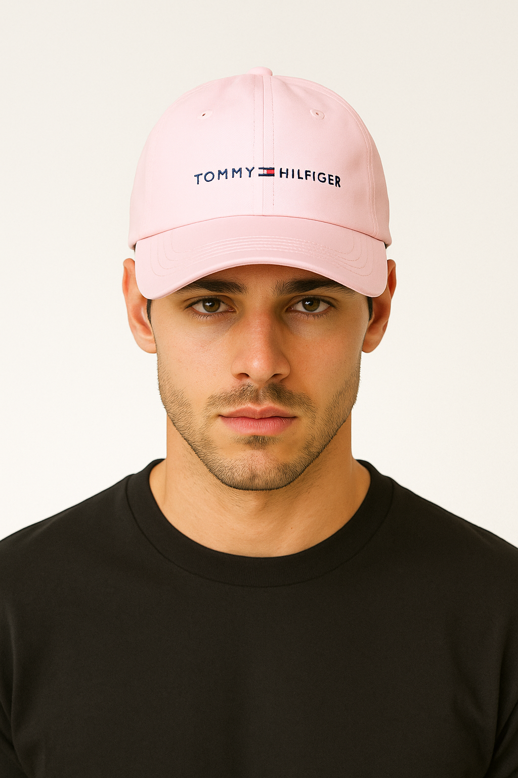 Tommy Hilfiger Pastel Pink Flag Cap