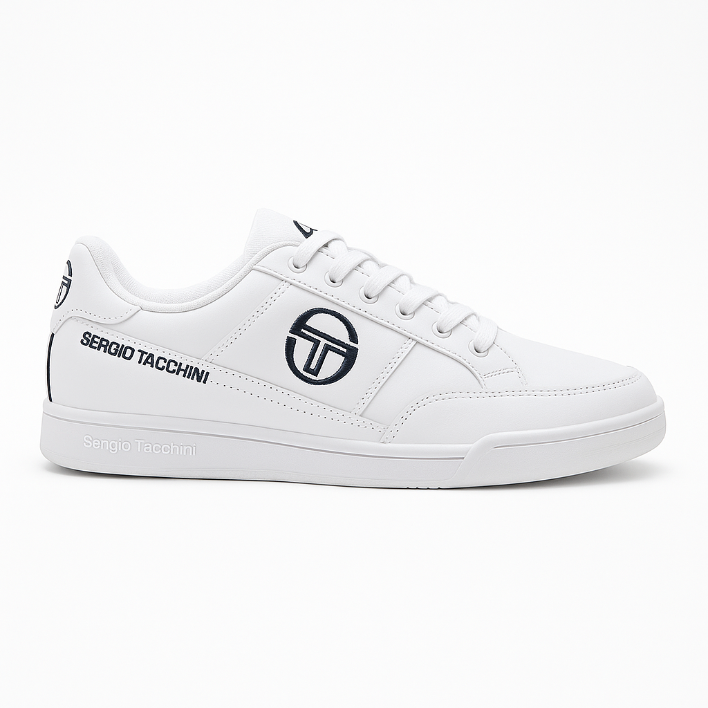 Sergio Tacchini Classic White Low-Top Sneaker