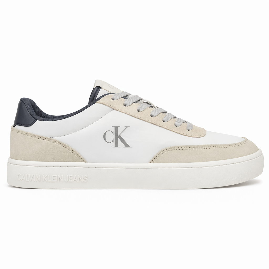 This is a pair of Calvin Klein Jeans Classic Cupsole sneaker _ Multicolor
