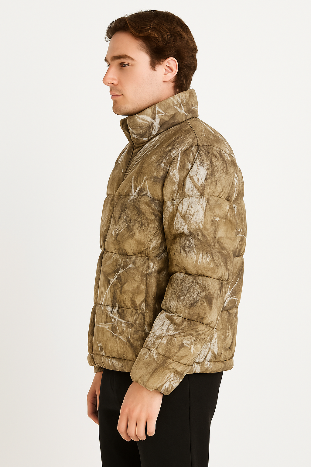 Hollister Men’s Camouflage Puffer Jacket