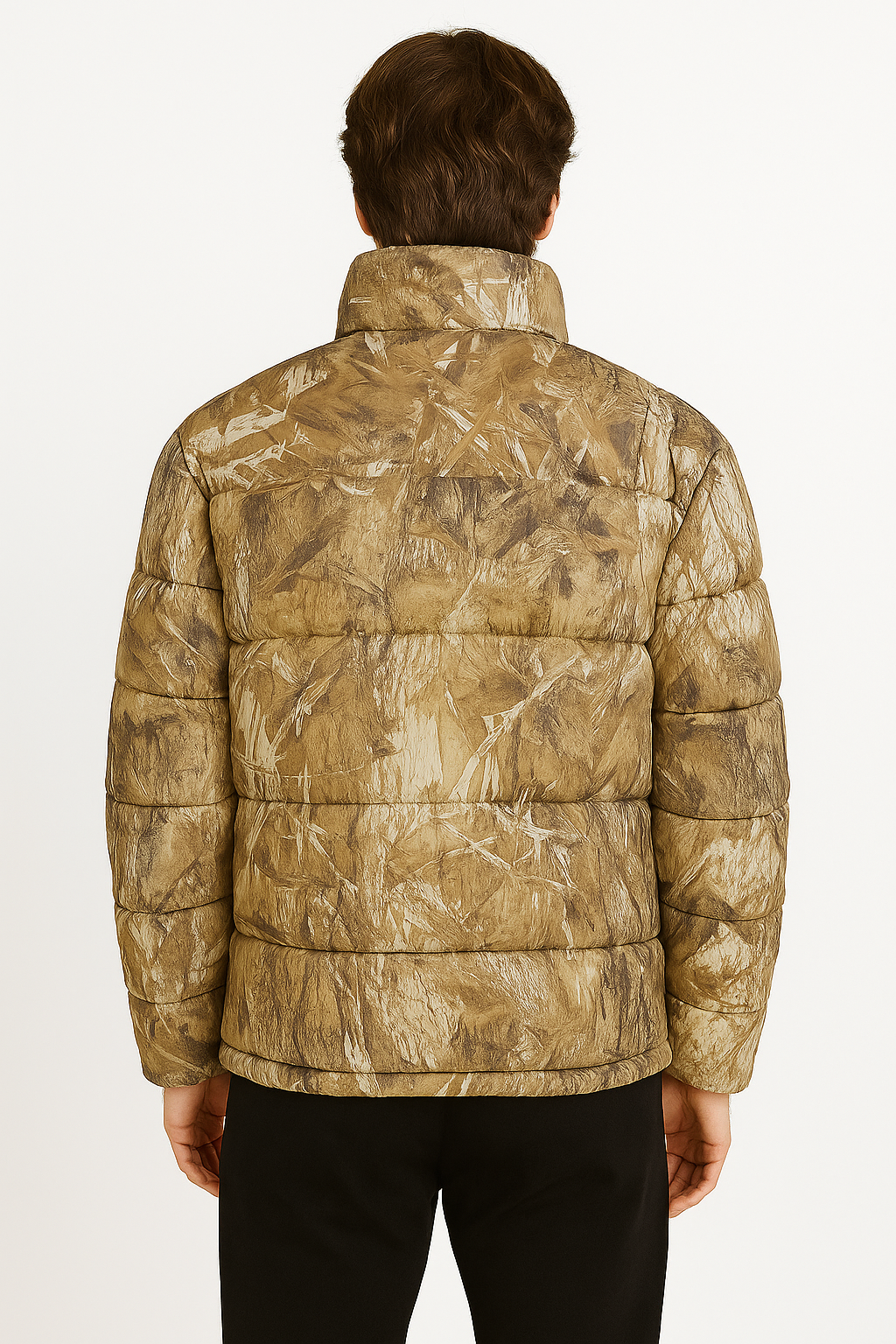Hollister Men’s Camouflage Puffer Jacket