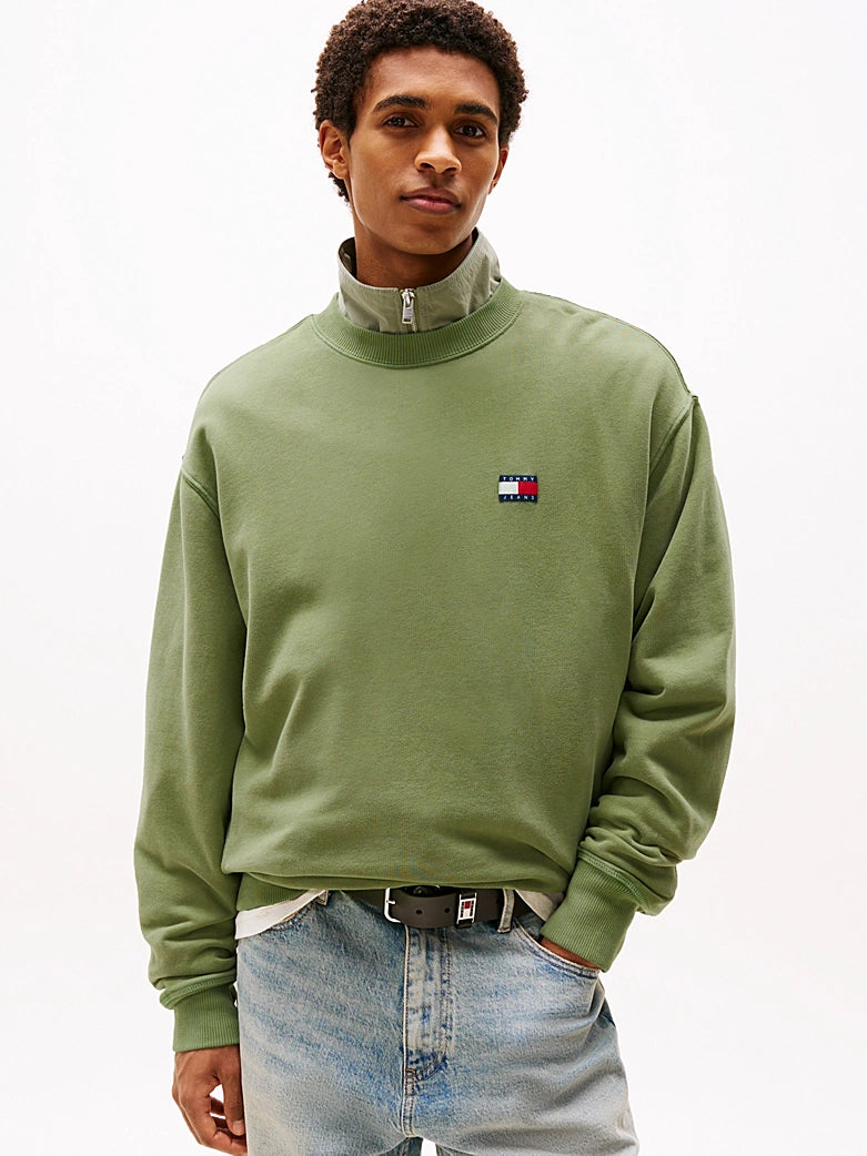 Tommy Jeans Sweatshirt Round Neck Men Pistach (BH)