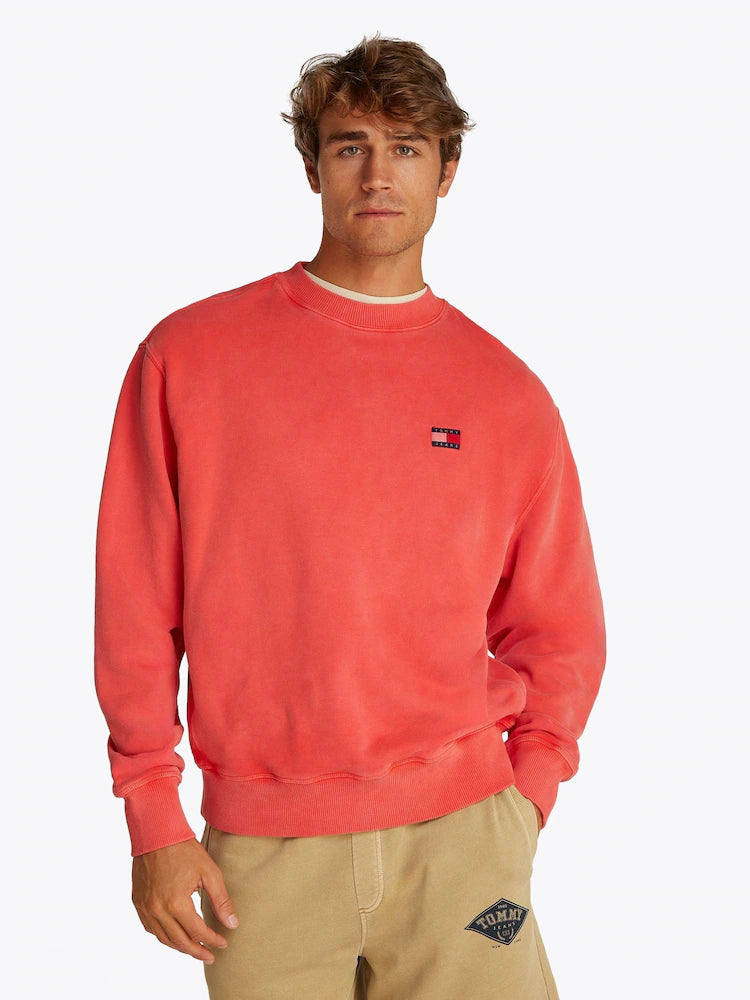 Tommy Jeans Sweatshirt Round Neck Men Orange (BH)