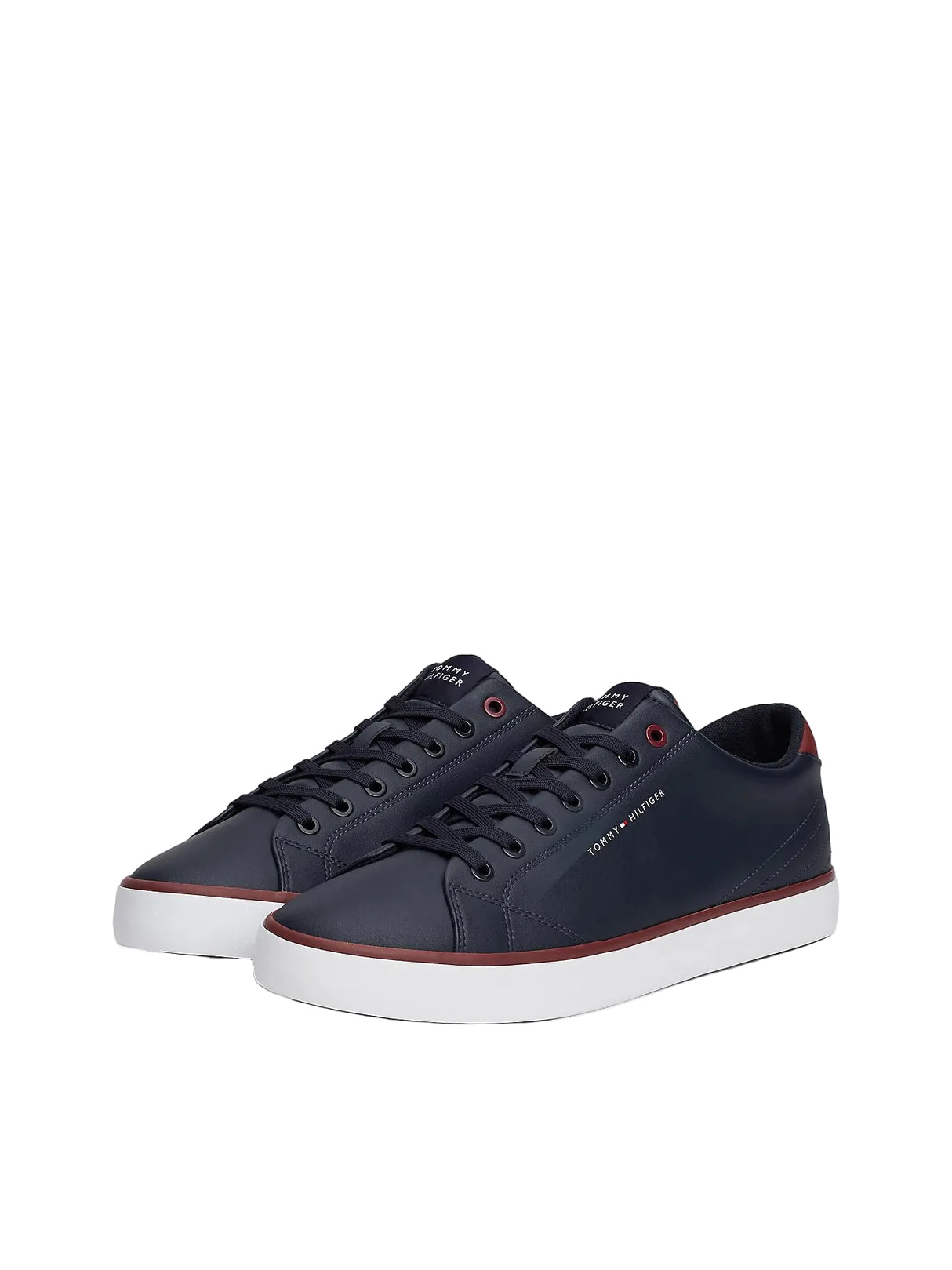 Tommy Hilfiger Debossed Logo Trainers Men Color Navy