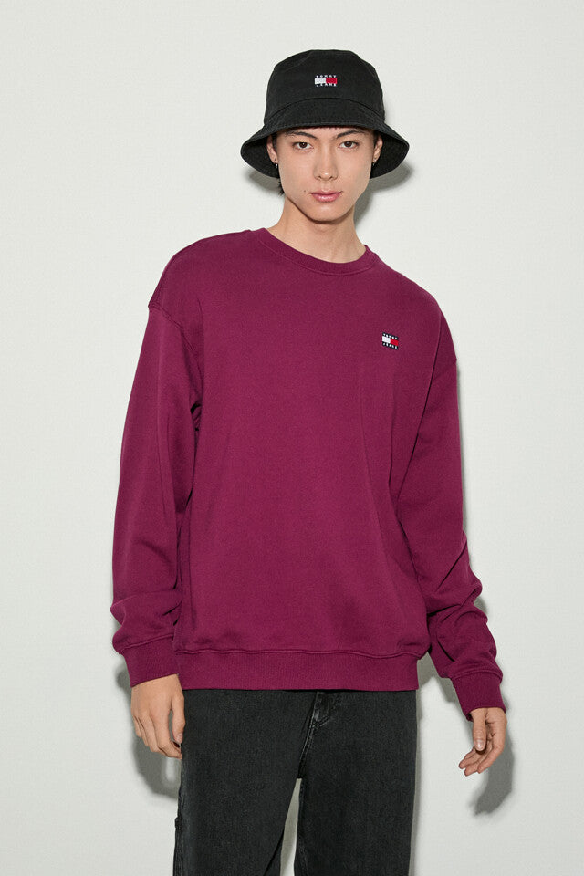 Tommy Jeans Sweatshirt Round Neck Men Purple (BH)