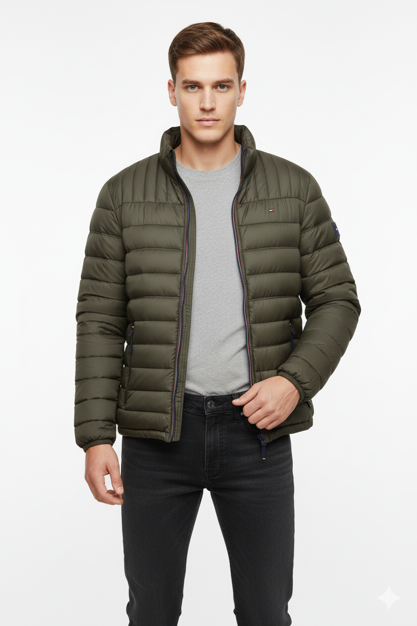 Tommy Hilfiger Men's Lightweight Packable Puffer Jacket