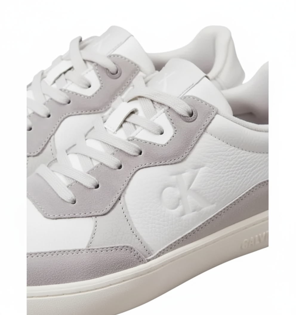 Tenis Calvin Klein Monograma Men's White Tennis Shoes