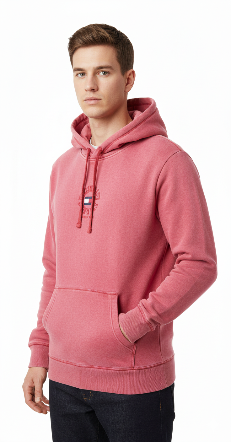 Tommy Hilfiger Men Embroidered Logo Hooded Sweatshirt