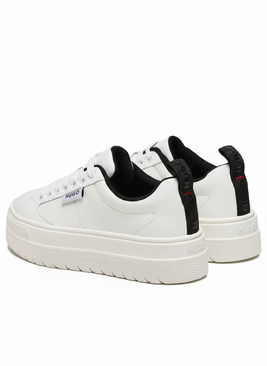 HUGO Platform Trainers with Signature Label