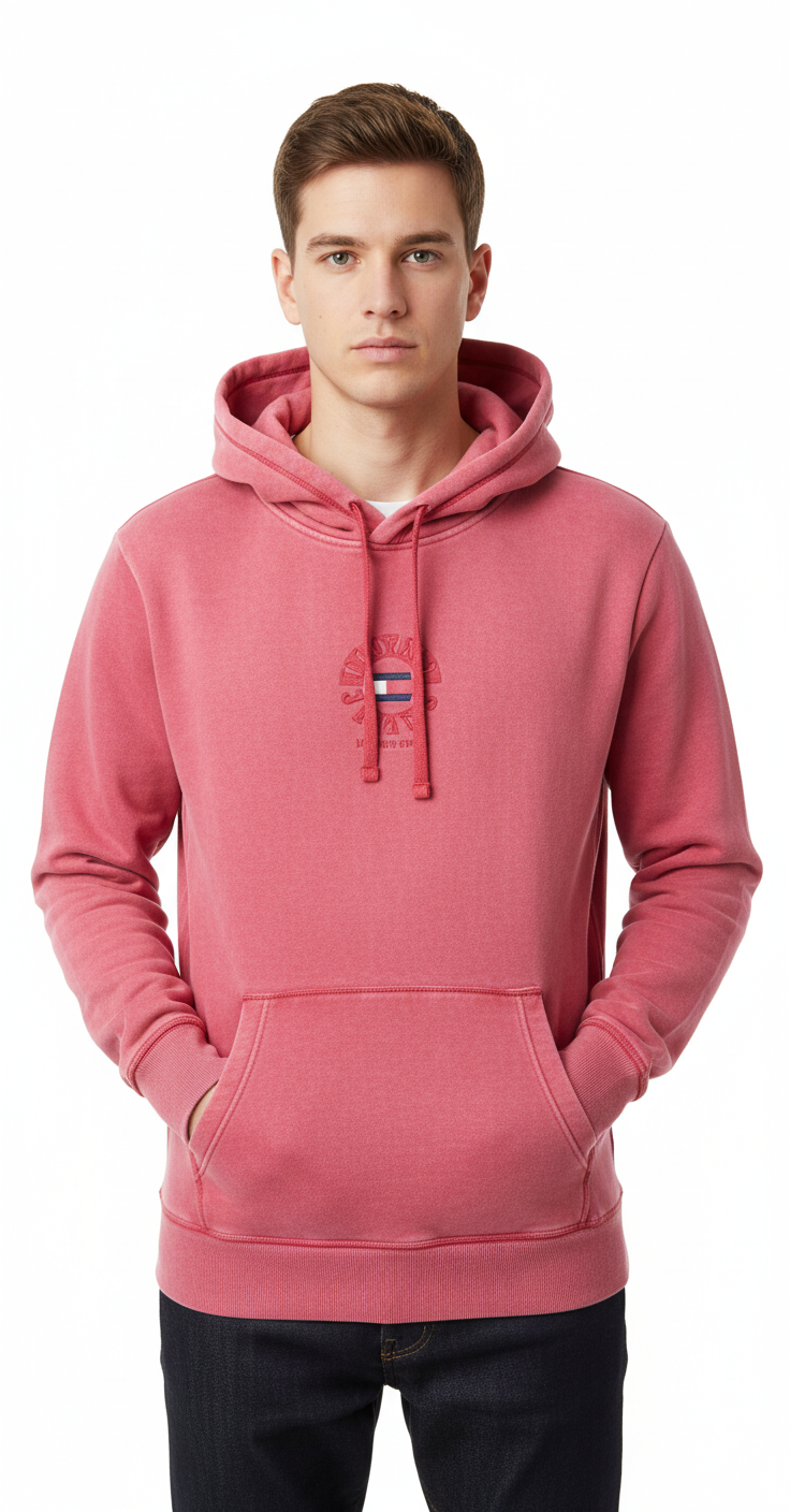 Tommy Hilfiger Men Embroidered Logo Hooded Sweatshirt