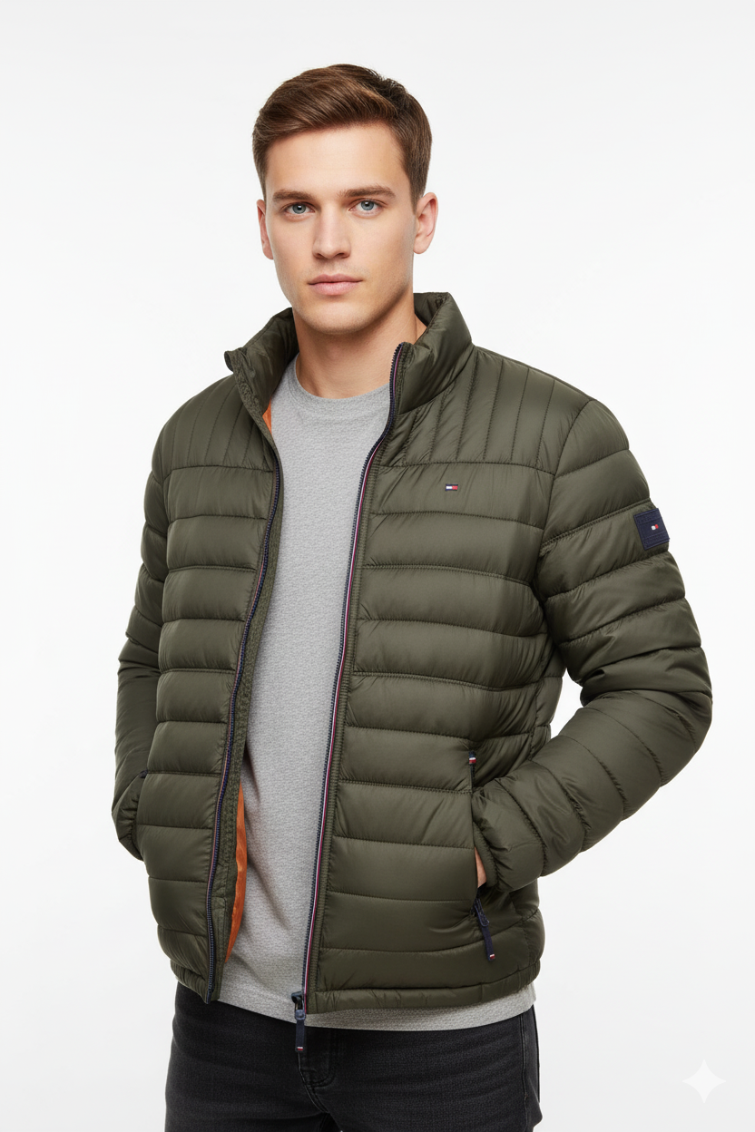 Tommy Hilfiger Men's Lightweight Packable Puffer Jacket
