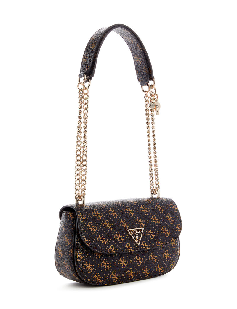 Guess Logo Print Office Satchel Bag