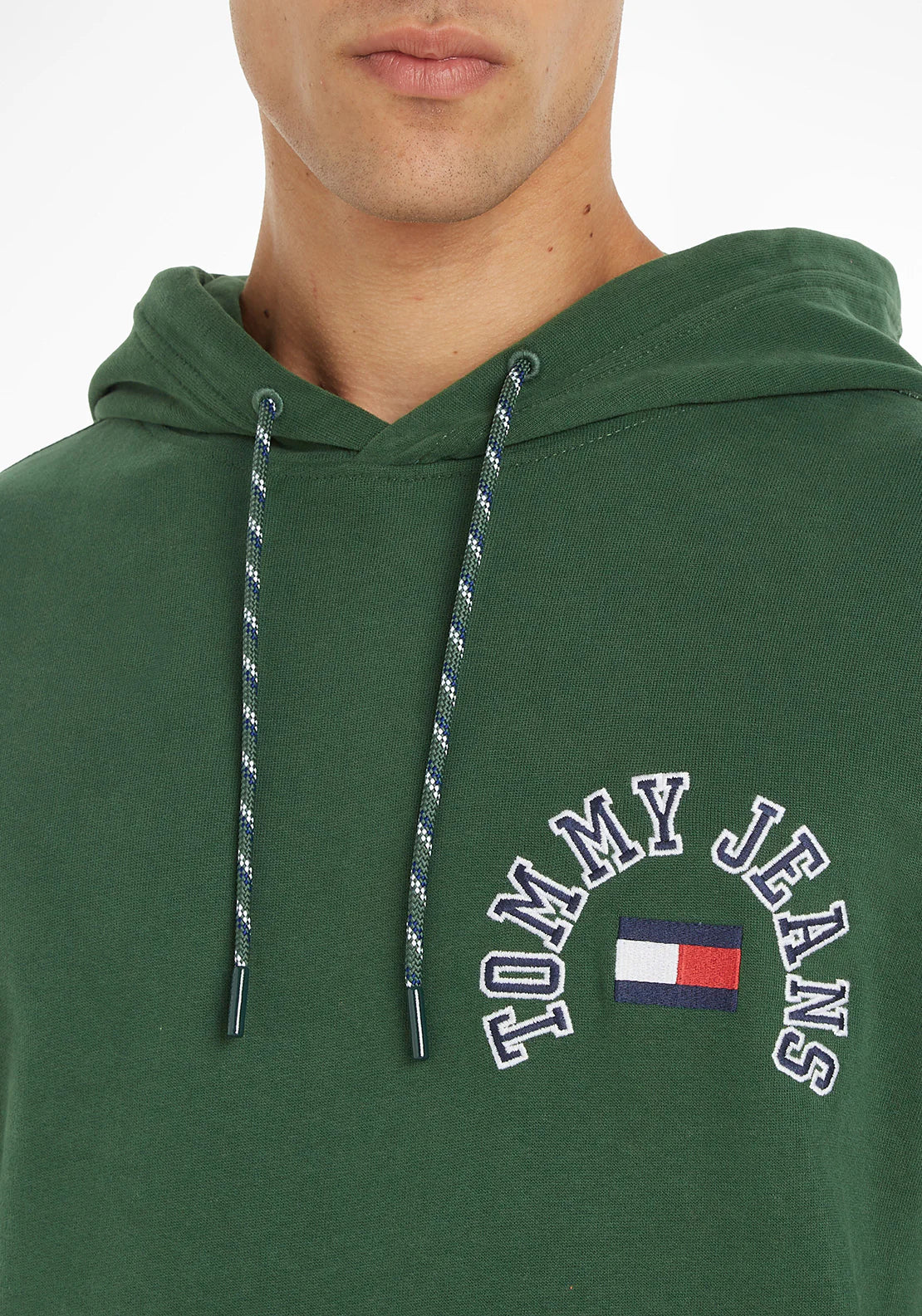 Tommy Jeans Hoodie Logo Men Dark Green (BH)
