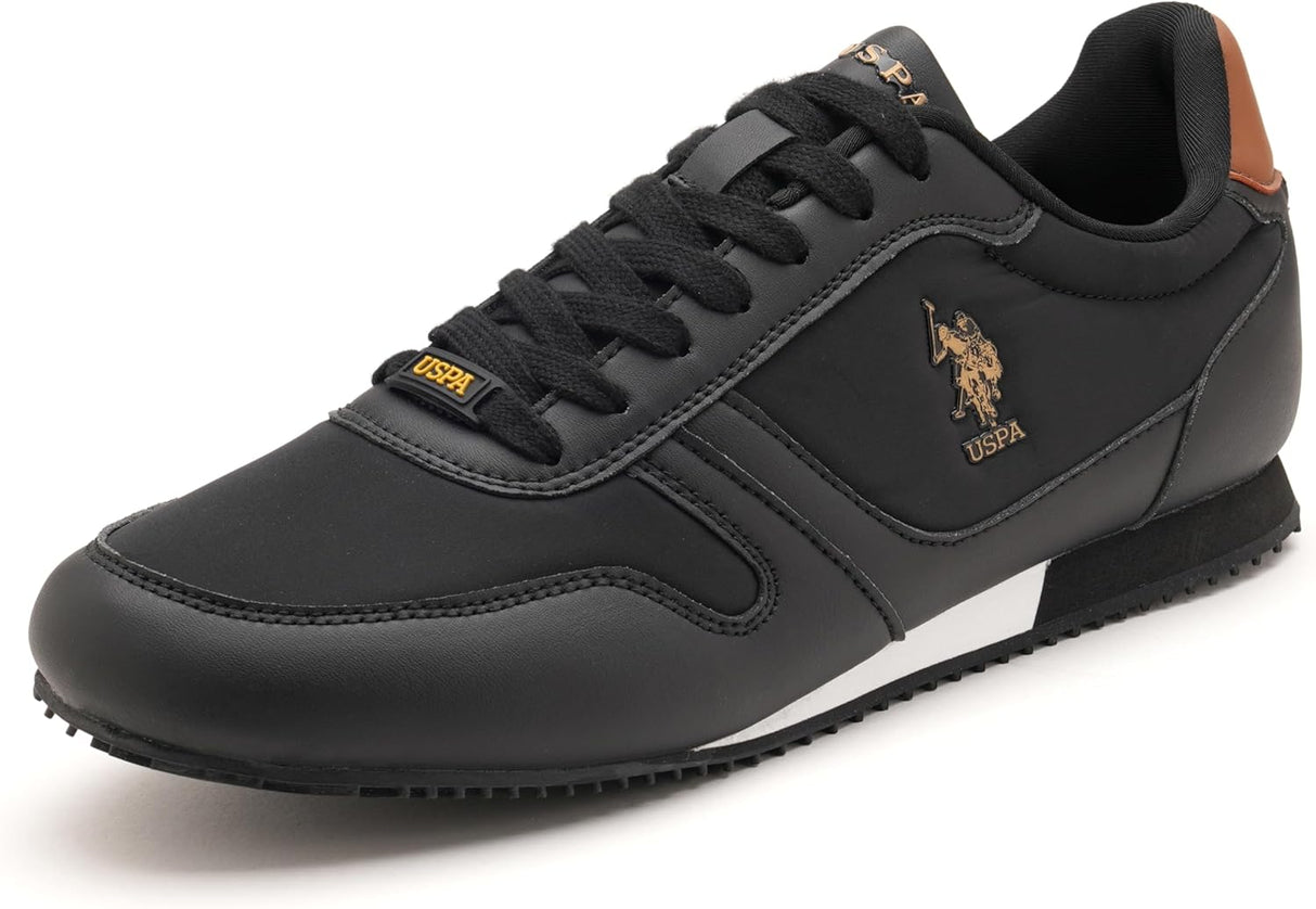 U.S. POLO ASSN. CLANE WORK CASUALS LACE UP SHOES - BLK