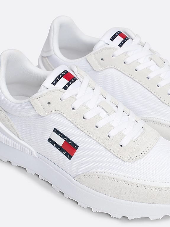 TOMMY Essential Mixed Texture Cleat Runner Trainers