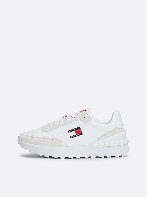 TOMMY Essential Mixed Texture Cleat Runner Trainers