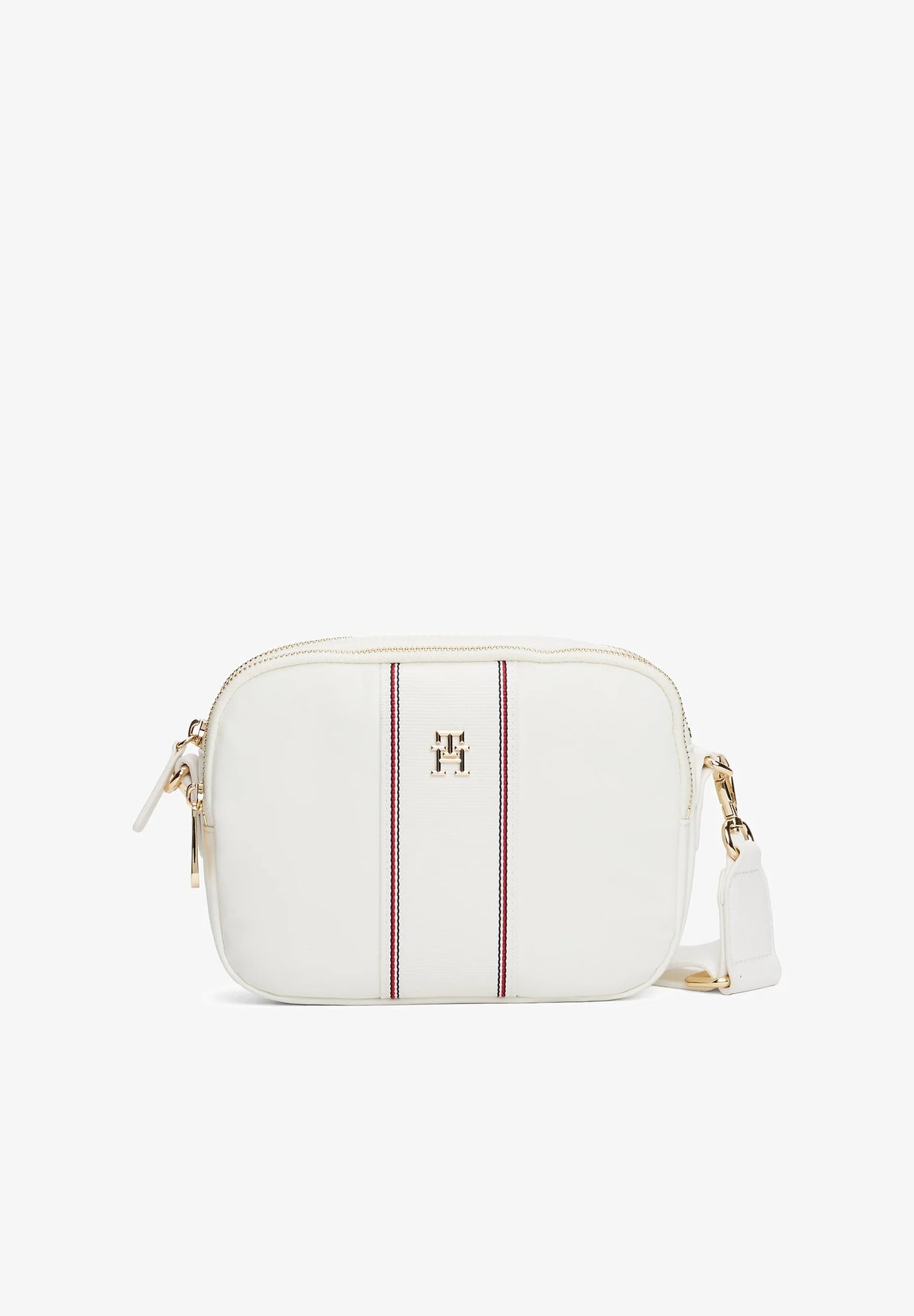Tommy Hilfiger Monogram Crossbody Camera Bag Women – Cream