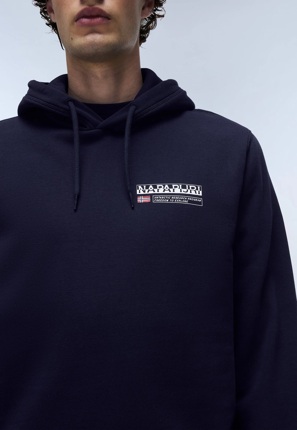NAPAPIJRI Hoodie Logo Men Navy (BH)