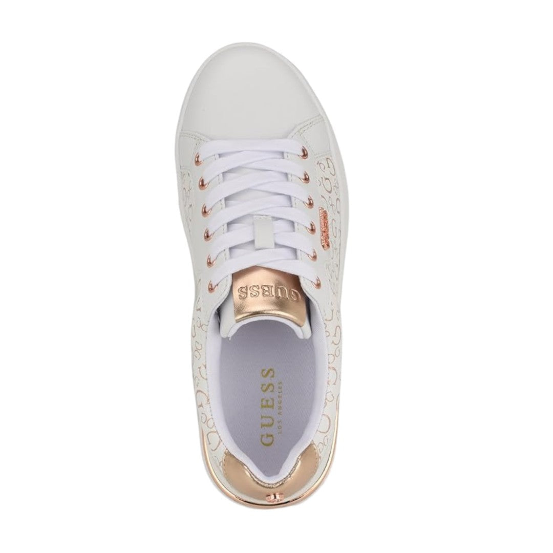 GUESS Onna Low-Top Logo Sneakers Women - WHTGLD