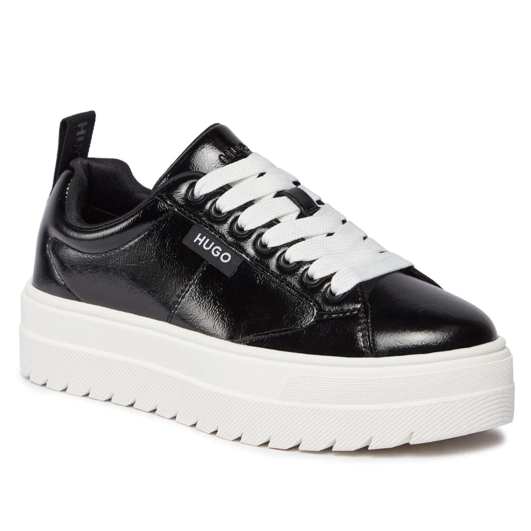 HUGO BOSS Lyssa Platform Logo Flag Signature Details Trainers