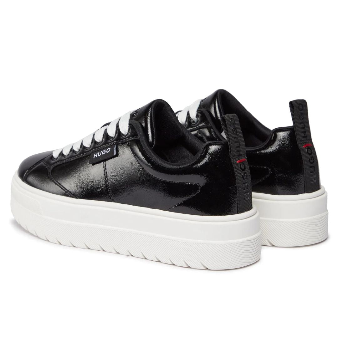 HUGO BOSS Lyssa Platform Logo Flag Signature Details Trainers
