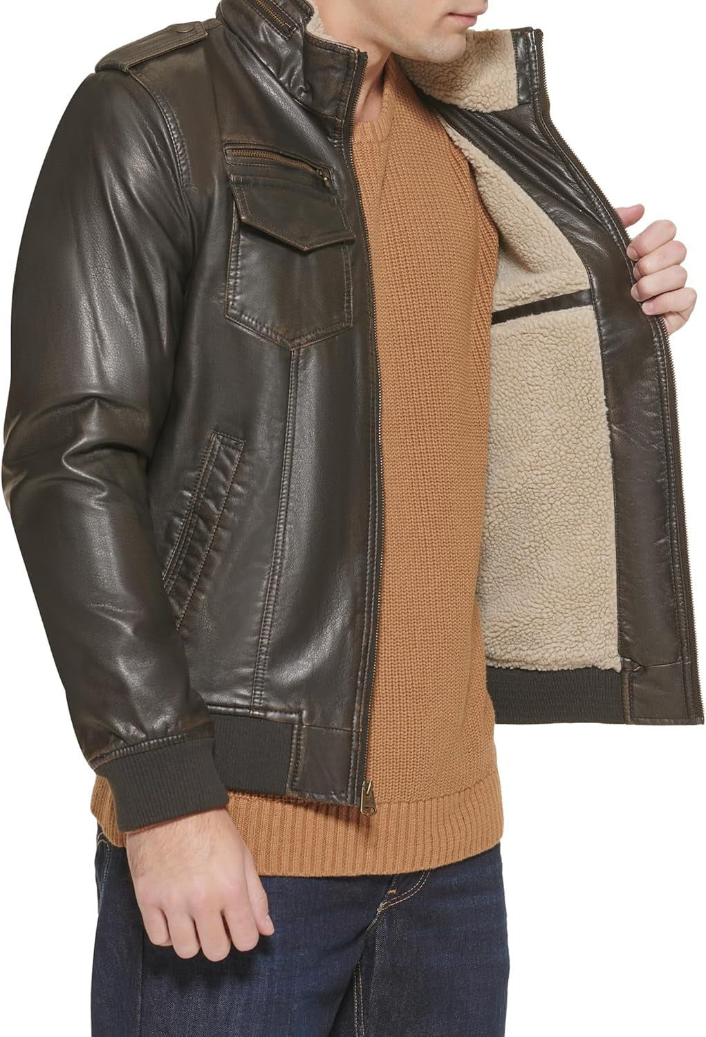 Levi’s - Military Bomber Jacket - Dark Brown