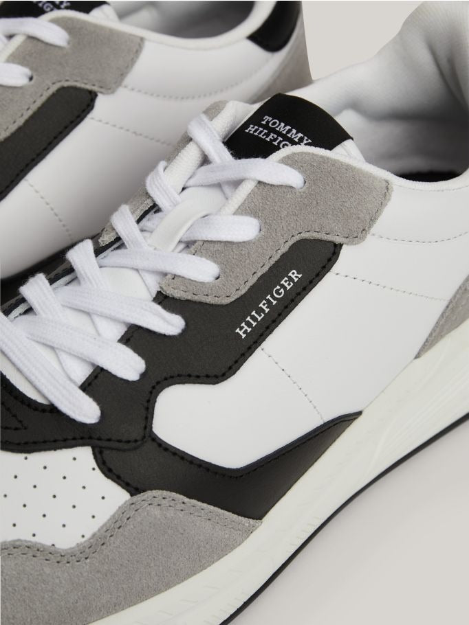 Tommy Hilfiger - Suede Mixed Texture Trainers