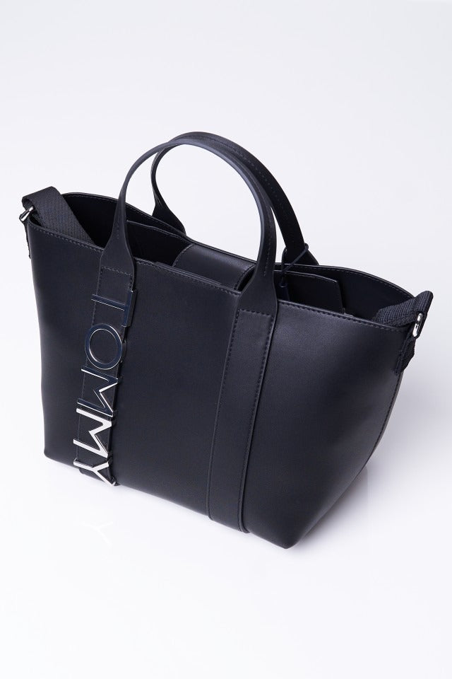Tommy Jeans City Bold Mini Tote Bag - Black